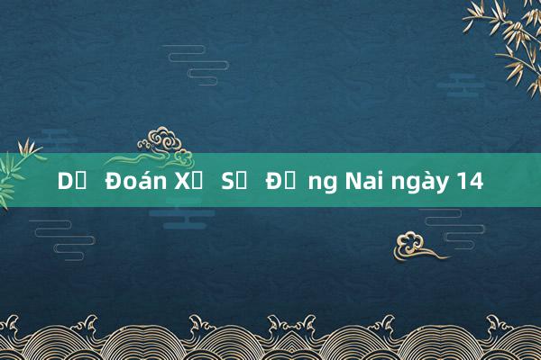 Dự Đoán Xổ Số Đồng Nai ngày 14